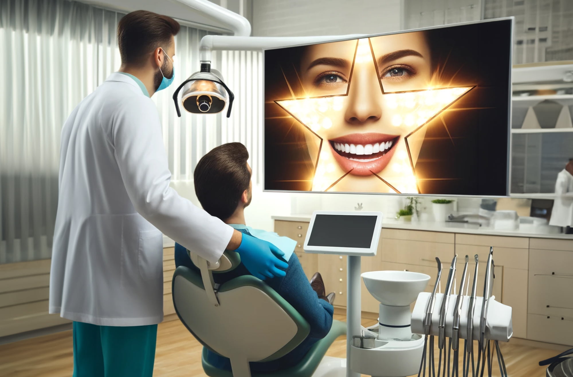 Sourire Hollywood - procédures sur mesure pour des dents parfaites chez Quadro Dental